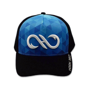 Blue Geo Snapback (4546384592968)